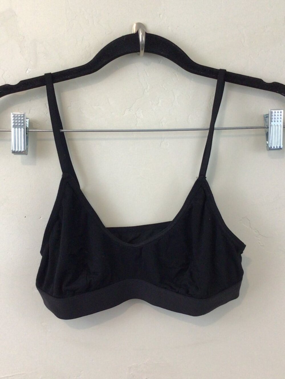 Madewell Black Thin Bralette Size Small